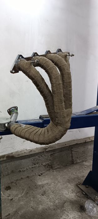 Установка выхлопной системы