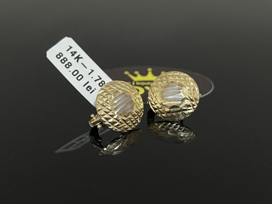 Bijuteria Royal CB : Cercei dama aur 14K 1,78 grame
