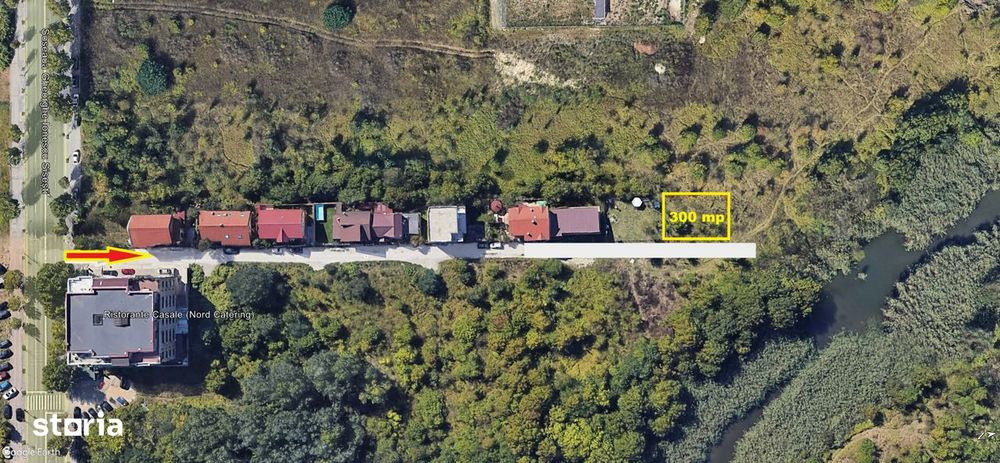 Teren intravilan 300 mp /  Baneasa - Sos. Sisesti / aproape de lac