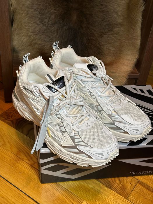 Белые кроссовки Off-White, размер 47