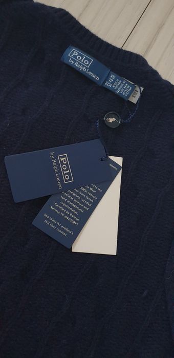 POLO Ralph Lauren Cable Wool / XXS НОВО ОРИГИНАЛ! Дамска Жилетка