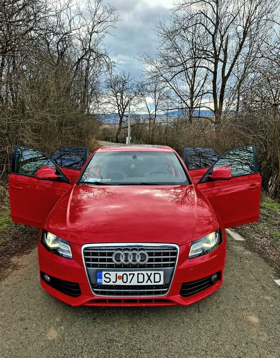 Audi A4 S line rosu