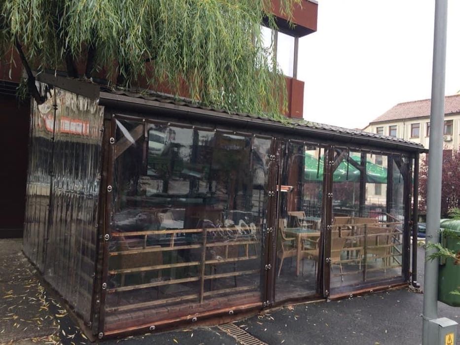 Folie terasa,folie foisor,folie cristal 70 lei m/p