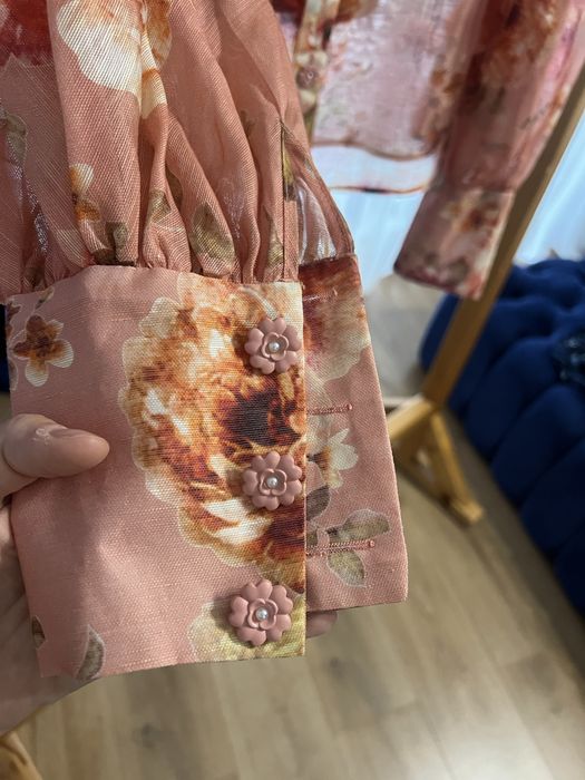 Camasa cu nasturi bijuterie matase cu in zimmermann