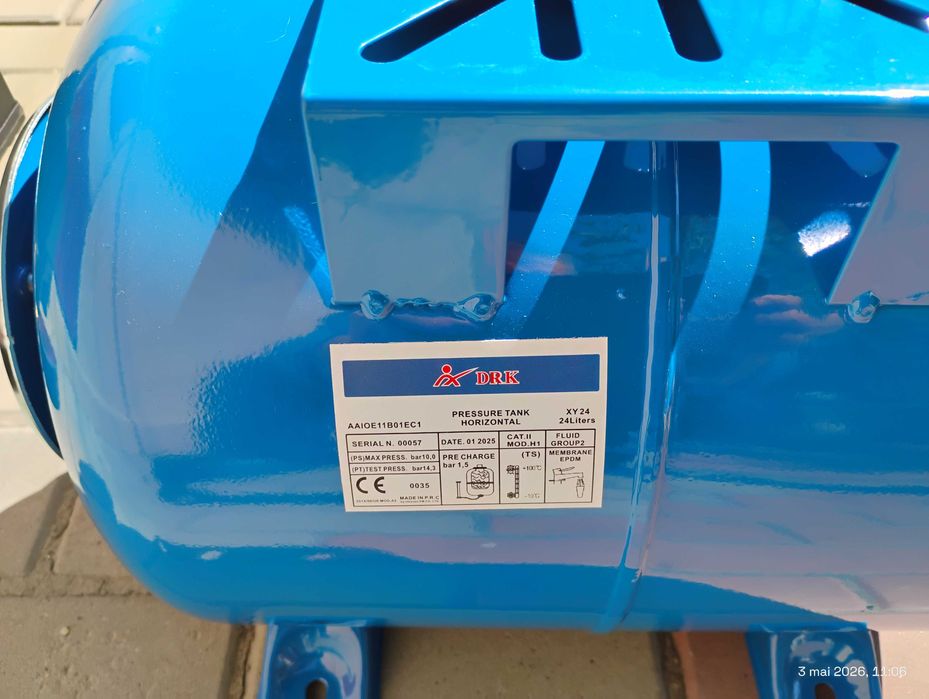 Kit hidrofor , pompă submersibila, bazin 24 litri