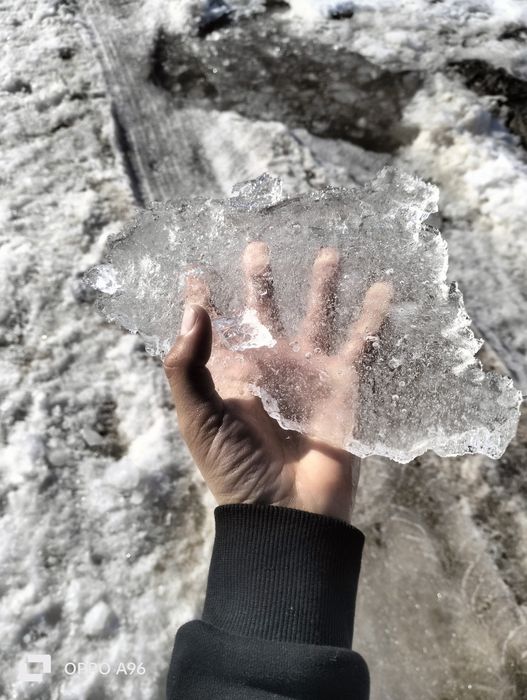 Лёд очень крутой