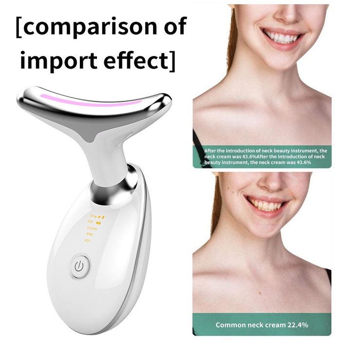 Массажер светодиодный вибрирующий для лица.