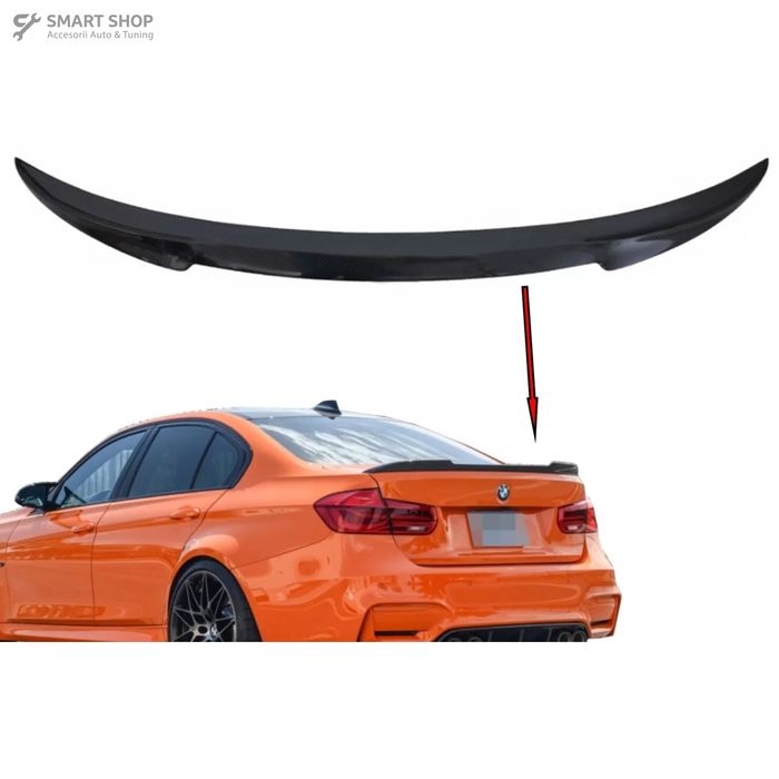 Eleron Portbagaj BMW Seria 3 F30 F80 (2011-2018) M4 Design Real Carbon