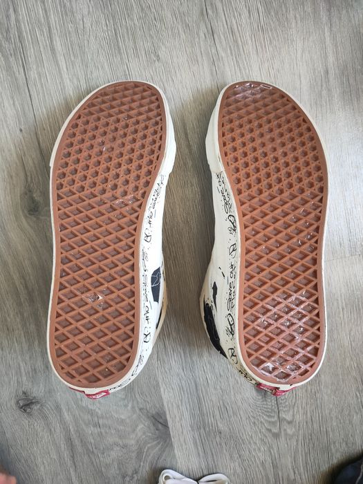 Tenişi Vans Sk8-Hi - mărimea 43 - Save Our Planet White Black - eco friendly - Limitat edition - geografie