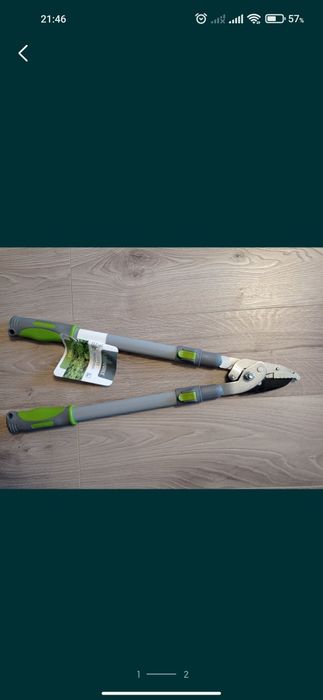 Foarfeca gradina telescopica cleste crengi gard verde ProGarden