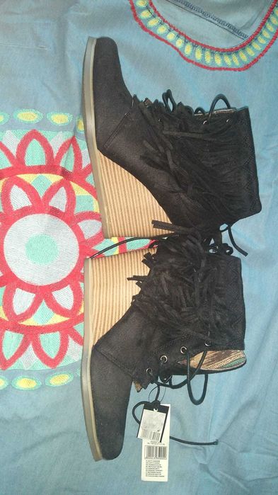 Botine piele intoarsa ecologica, marimea 38