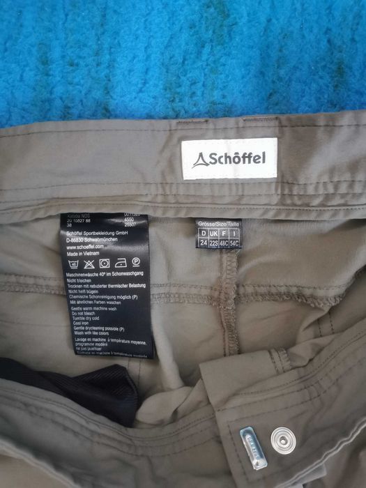 Pantaloni softshell Schoffel  XXL dama si poncho HM lana