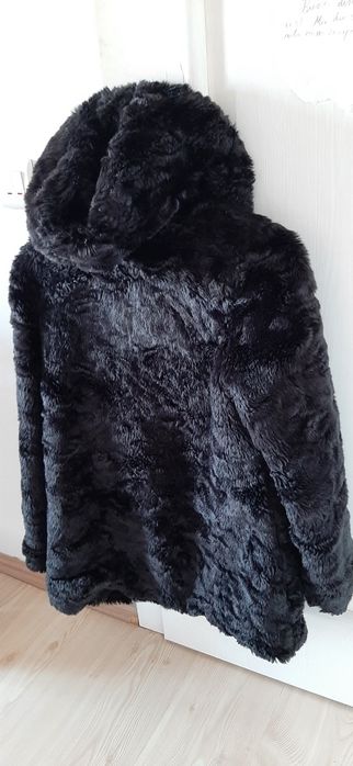 Haina scurta blana arificiala S