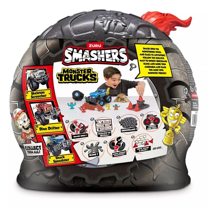 ZURU Smashers Monster Trucks — монстр-трак с сюрпризами!