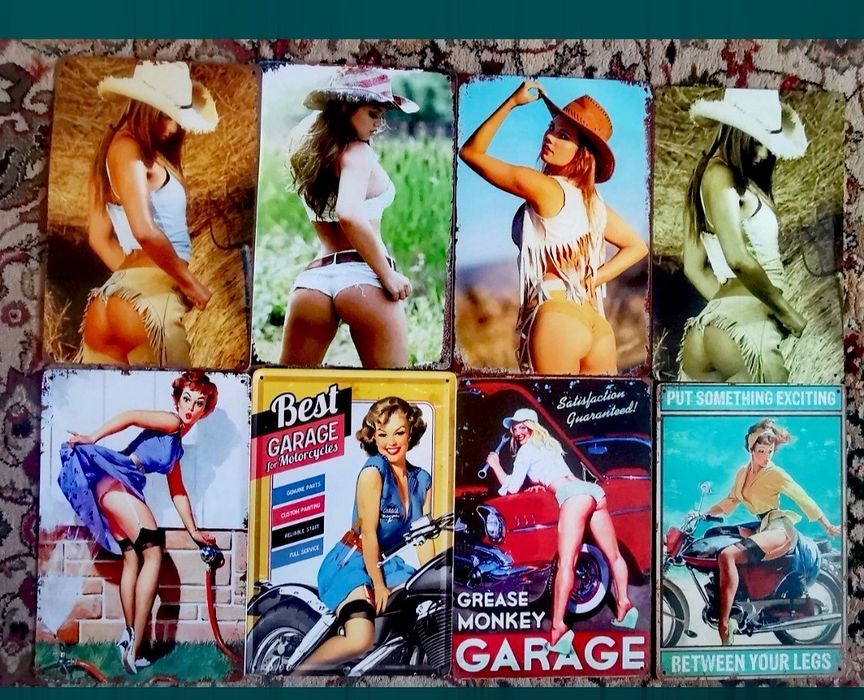 Tablii metalice vintage 20 x 30 cm