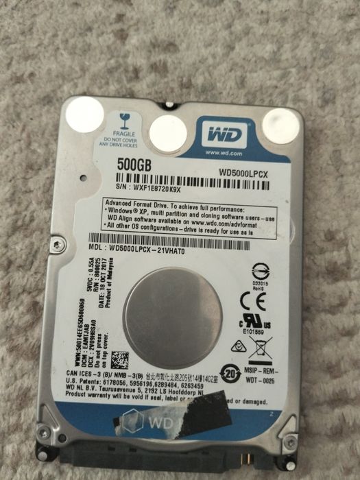 Жёсткий диск внутренний накопитель