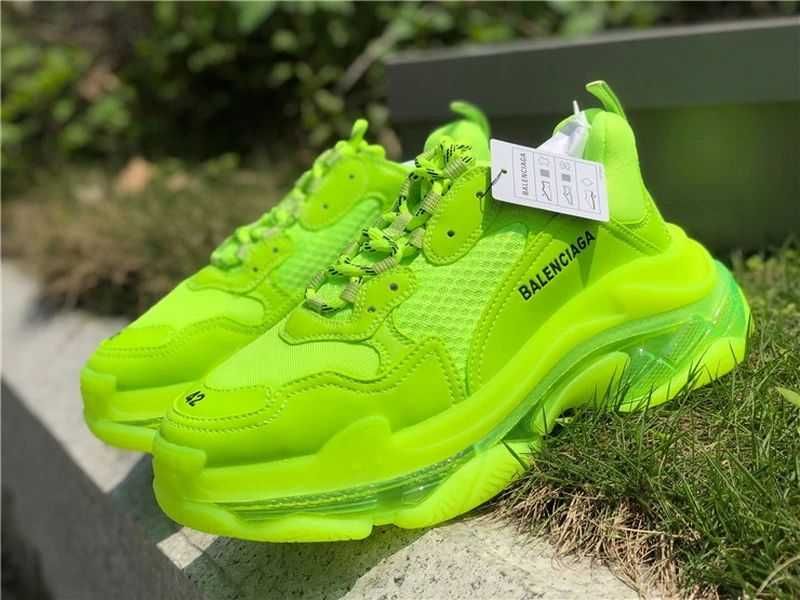 Balenciaga Triple S - Olive/Lime/Dark Green