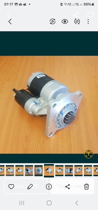 Electromotor tractor Massey Ferguson 135, 155, 165 
12V, 2.7kw 
10 din