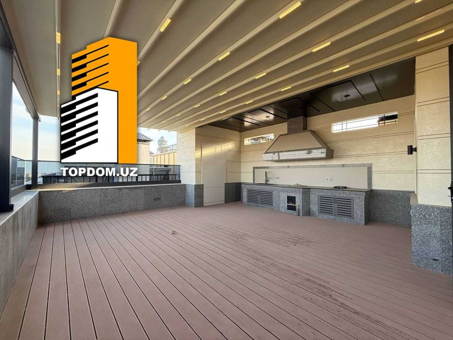4-комнатный пентхаус 153 м² + терраса 40 м² в ЖК O'z Mahal