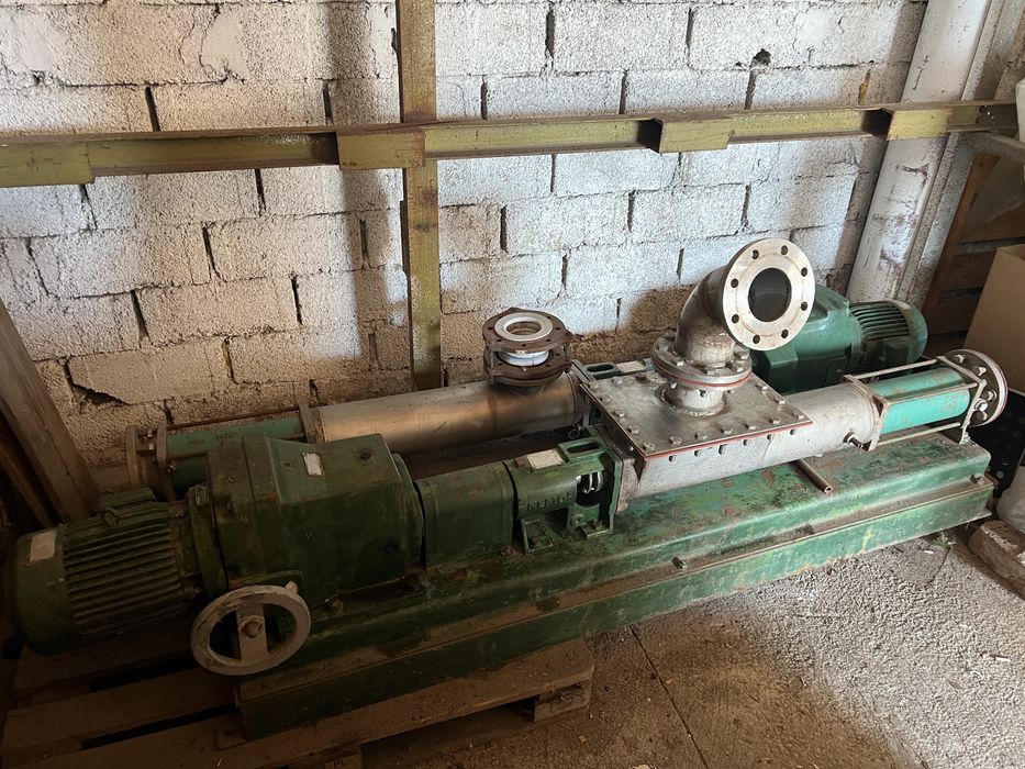 Pompă industrială NETZSCH NES 60 A cu motor 4 kW și reductor