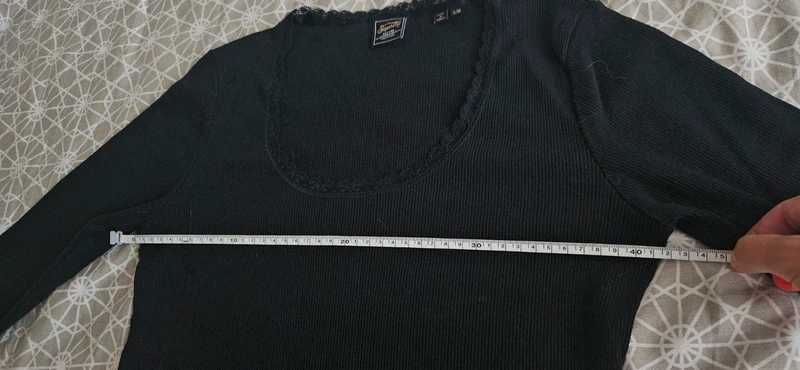 Bluză bleumarin Superdry