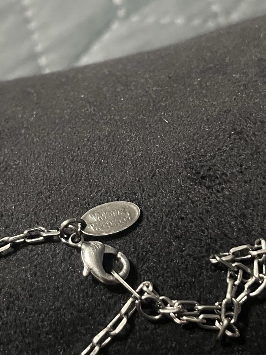 Lant Vivienne Westwood Orb Pendant Negru