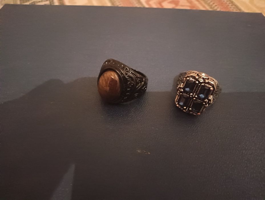 Перстни мельхиоровые винтаж.