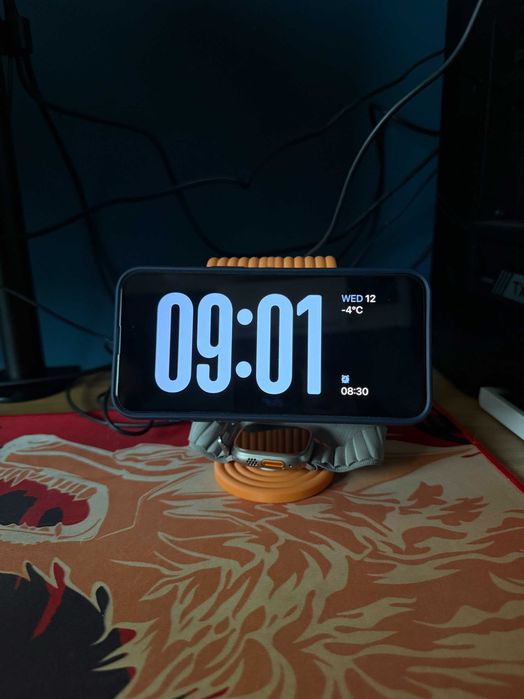 Suport incarcator magsafe iPhone si Apple Watch Stand printat 3D