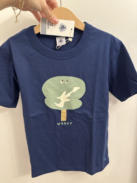 Футболка темно синяя Petit Bateau