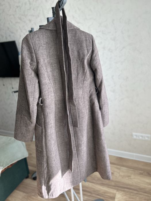 Пальто демисезонное теплое