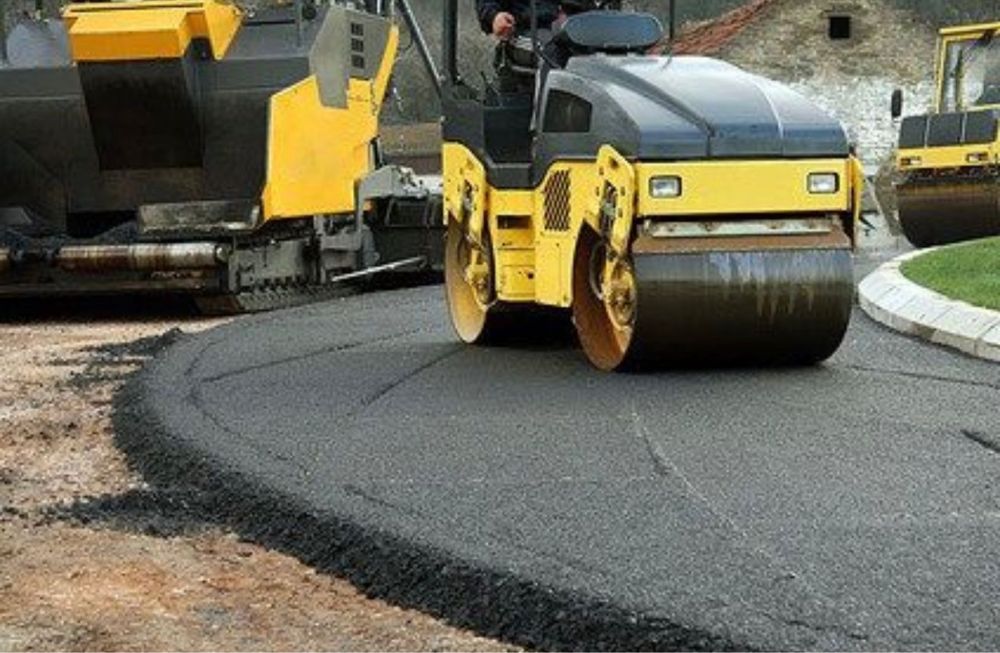 Асфальт Асфальтирование Укладка асфальта