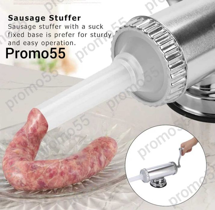 Машина за Пълнене на Колбаси, Пълначка за Суджук, Наденички 2.5кг.
