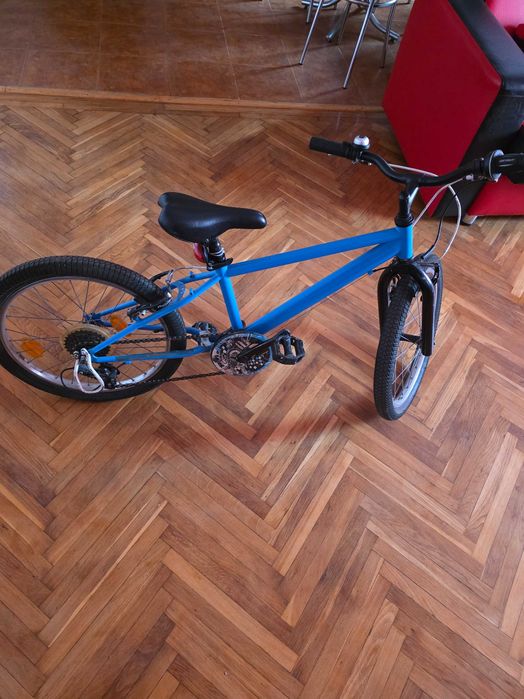 Bicicleta MTB DHS 26'' + MTB Btwin 20'' albastre