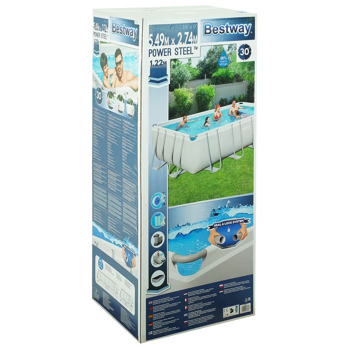 Бассейн Bestway 56465 Power Steel 549×274×122 см