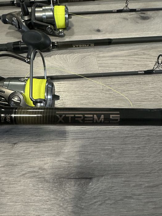 Set Caperlan Xtrem 500, 3 lansete cu mulinete si husa 3 compartimente