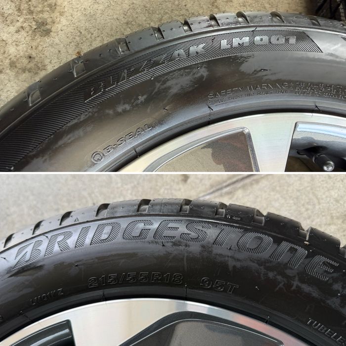 4бр. ЧИСТО НОВ КОМПЛЕКТ 18” Джанти “EAST DERRY” 5х112 + Зимни Гуми 215/55R/18 *BRIDGESTONE* за  -VW ID3/VW/CUPRA/SKODA/SEAT/VAG-