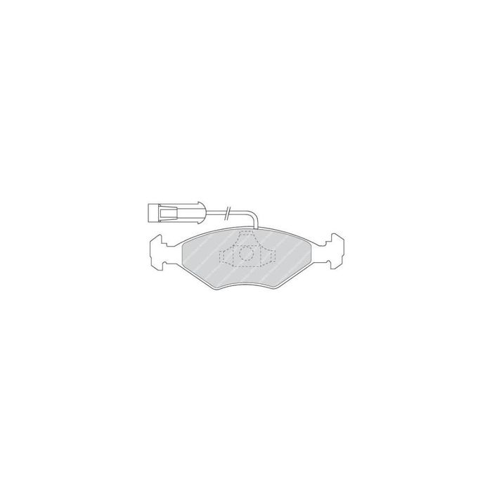 Placute frana fata Fiat Albea (178), 04.1996-10.2013, marca SRLine S70-0503