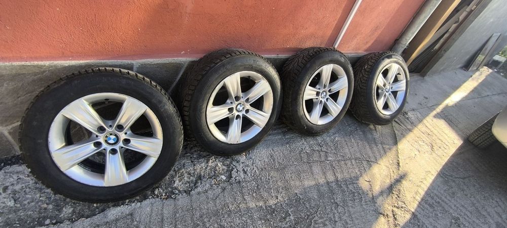 Джанти за BMW R16 5x120 + Гуми 205/60 R16 зимни