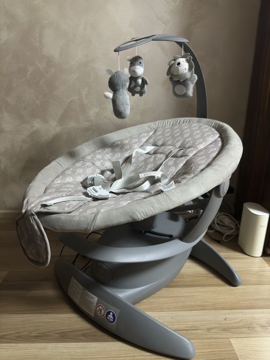 Бебешка  електрическа люлка-шезлонг 2в1 TOSCANA 360°