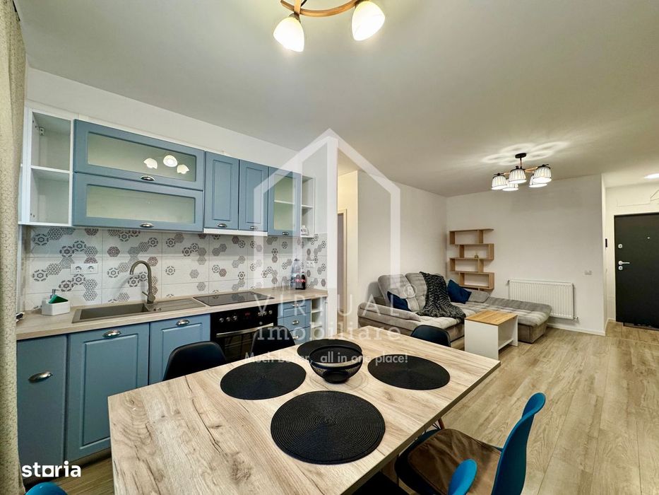 Apartament cu 3 camere, 60mp utili, 2 balcoane (16mp), etaj 1/4, lift