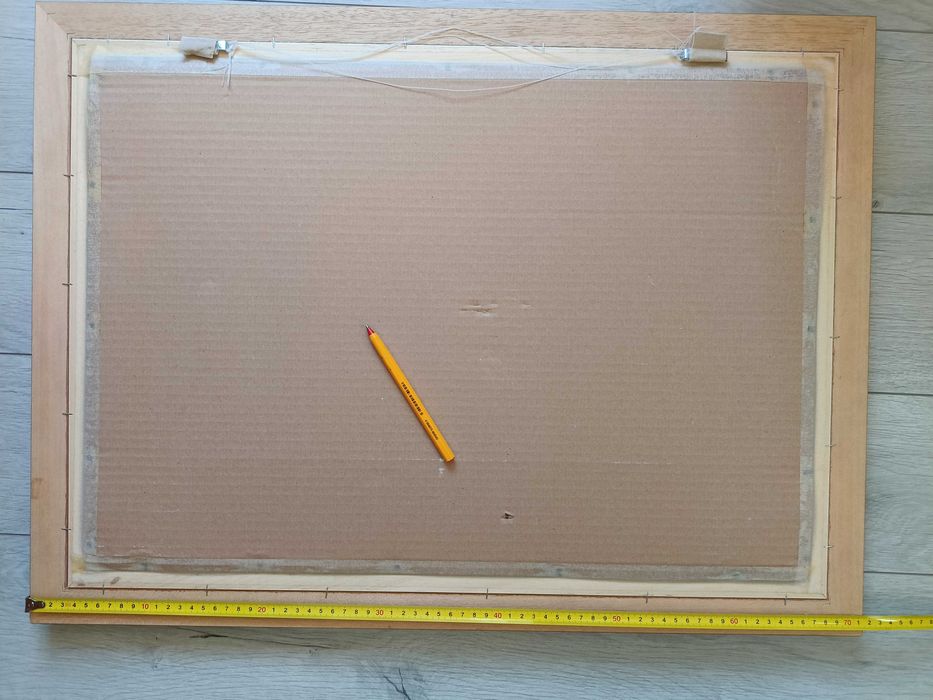 Гоблен ,, Пролет на село", ръчно ушит, единствен екземпляр в света