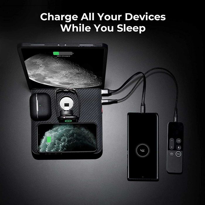 Statie de incarcare Pitaka Air Omni 6 in 1 - Apple sau USB-C Android