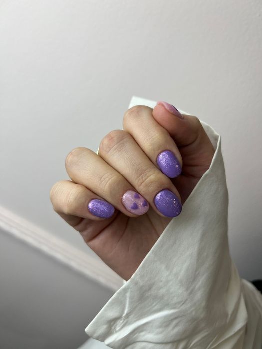 Manichiura cu gel/oja semi