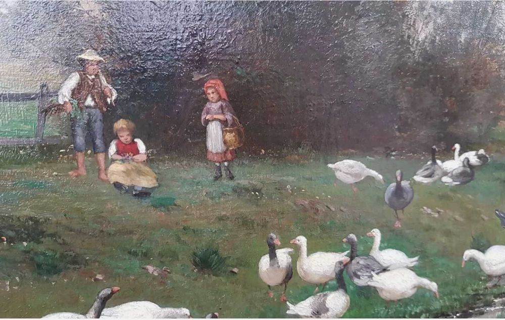 Картина Адолф Линс (Adolf Lins 1856-1927)