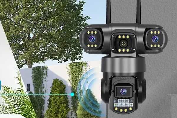 WIFI камера с 3 камерами kamera WIFI камеры видеонаблюдения