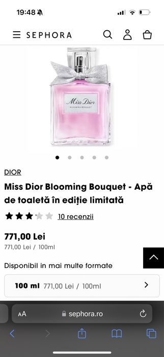 DIOR Miss Dior Blooming Bouquet  100ml, nou, sigilat, 100% original
