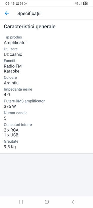Statie Akai cu boxe Universum