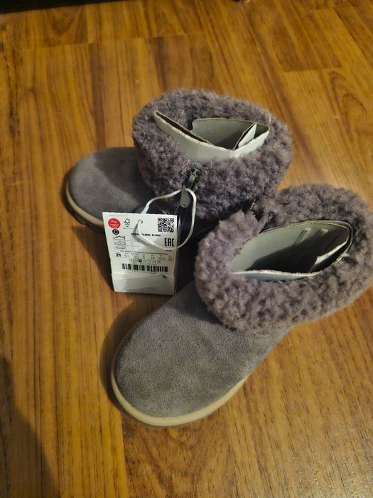 Ghete captusite,piele intoarsa,Zara, 21