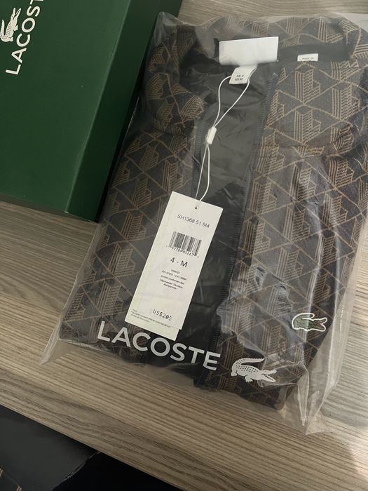 Lacoste мужская кофта на замке