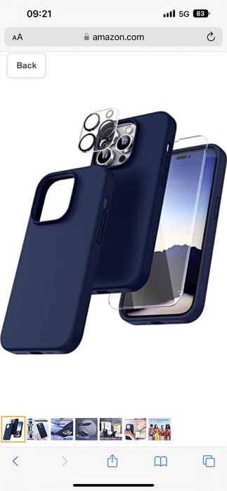 Husa Alcant + Folie Sticla + Folie Camera Iphone 14/15/16/PRO/MAX/PLUS